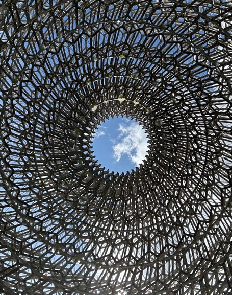 ‘Sky Spiral’ by Alan Blythe gained first place in the mobile phone competition