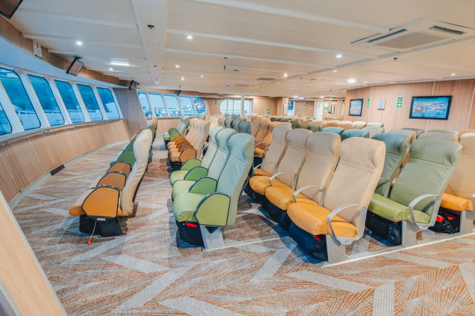 The new look cabin onboard the Manannan
