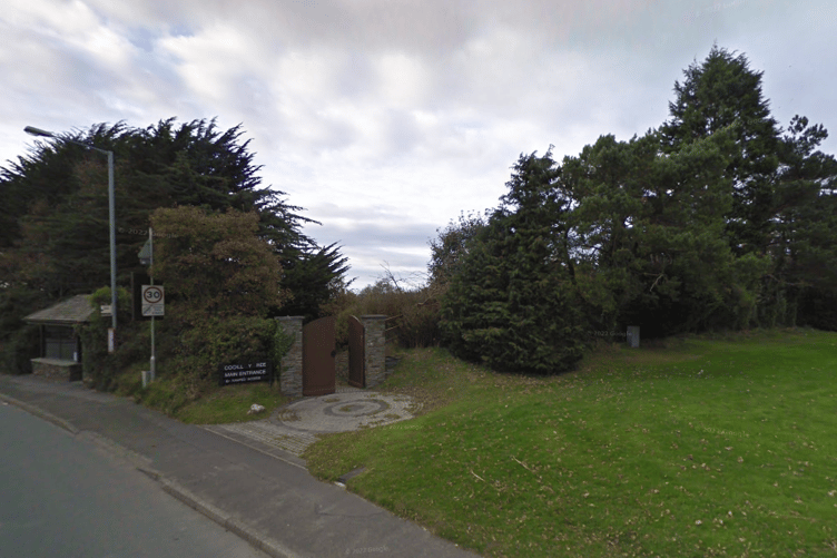 Cooil y Ree in St John's - the proposed site of the Covid-19 memorial garden