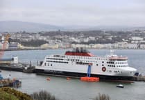 Watch as Steam Packet staff carry out Manxman safety tests in Douglas harbour