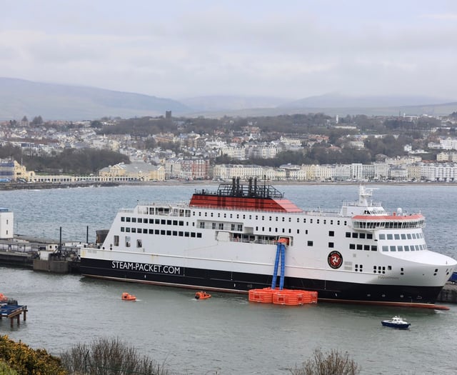 Watch as Steam Packet carry out Manxman safety tests