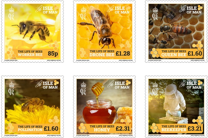 The 'Life of Bees' stamp collection by the Isle of Man Post Office