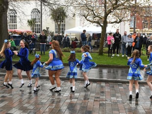 Pictures show dancing in the street as festival celebrates 25th year