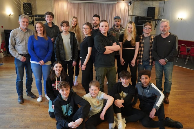 The cast of the new Gaiety production Wendy and Peter Pan