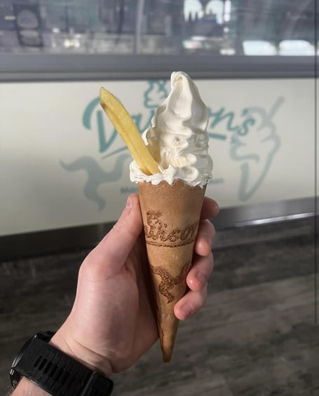 Davison's Ice Cream said after its massive popularity last year, it's teamed up the Chippy in Peel to bring back the 'delicious whippy and chip flake'