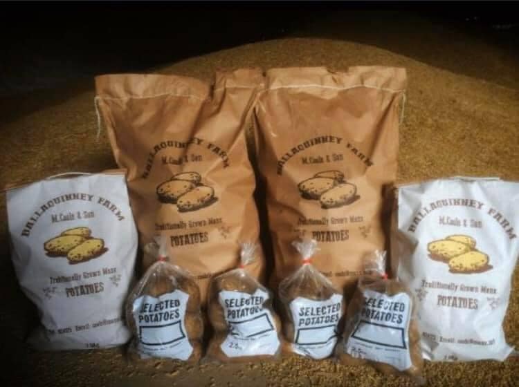 Ballaquinney Farm has announced this will be its last year producing Manx spuds.