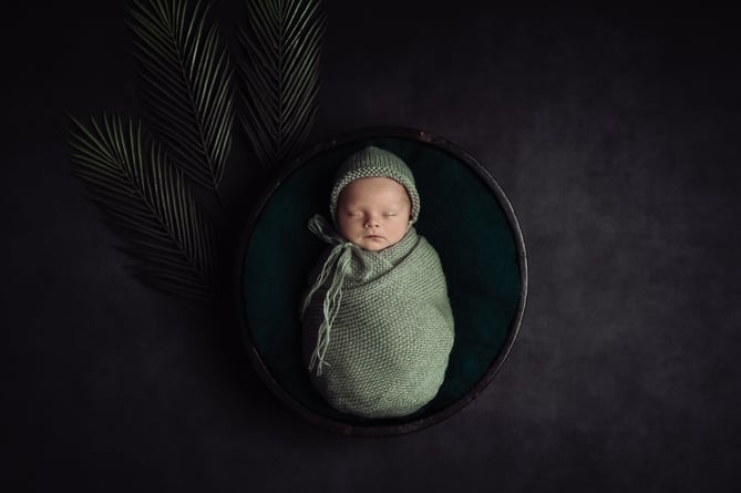 Professional photographer Nessie Gillen shared tips and advice on how to take photos of new-born babies at the Isle of Man Photographic Society's latest meeting