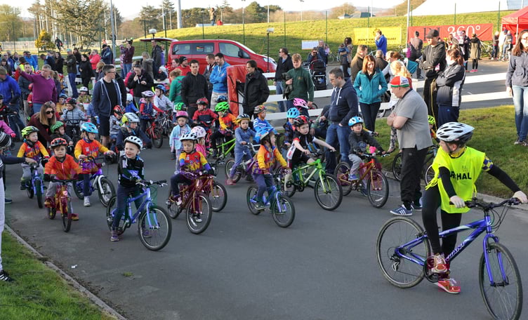 There was a great turnout of 171 riders at the NSC for the come-and-try-it session for the RL360 Youth Cycling League on Tuesday evening