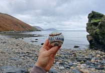 Father and son find Northern Irish hurling ball on Isle of Man beach 