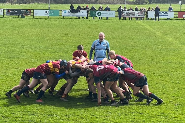 Douglas and Aireborough played an under-15s friendly at Port-e-Chee on Saturday