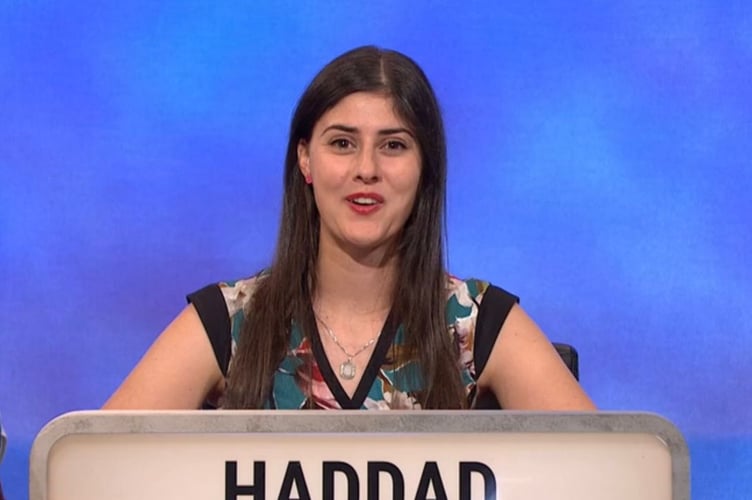 Suraiya Haddad during the University Challenge final