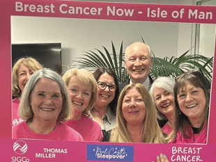 Launch event for charity sleepover at Peel Castle