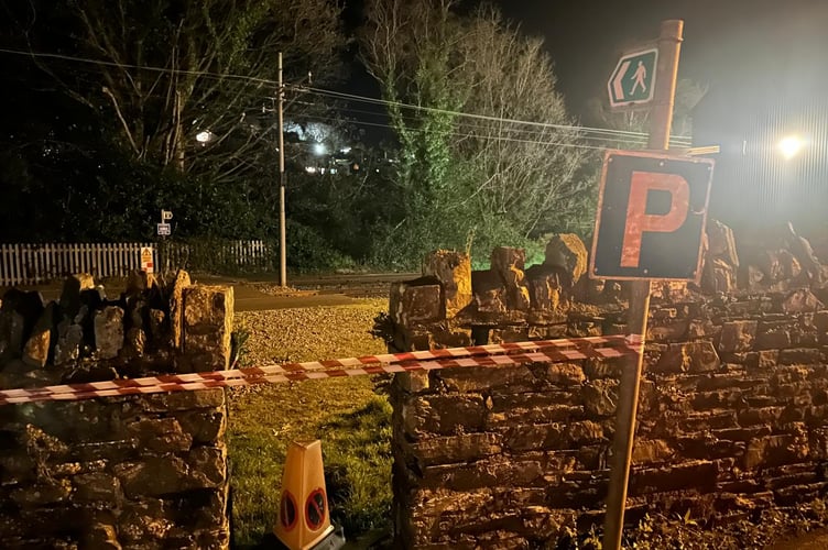People are being asked to avoid several footpaths after a landslide in Laxey