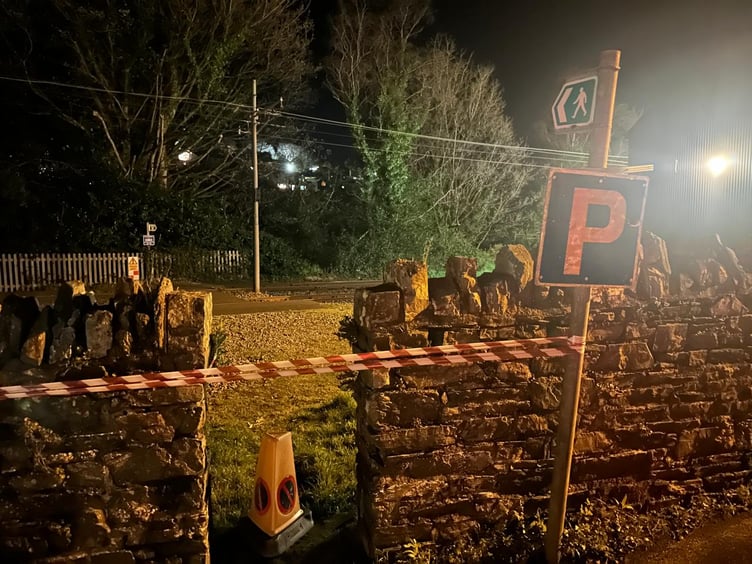 People are being asked to avoid several footpaths after a landslide in Laxey