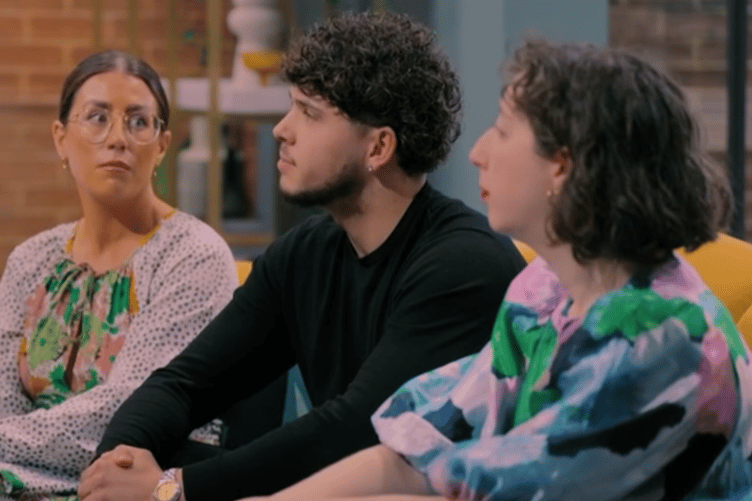 Manx Interior Design Masters contestant Roisin Quinn ended up on the sofa with Matt and Francesca