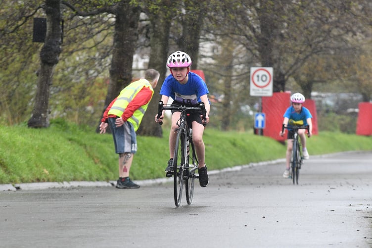 Manx Tri Club's junior triathlon at the National Sports Centre -