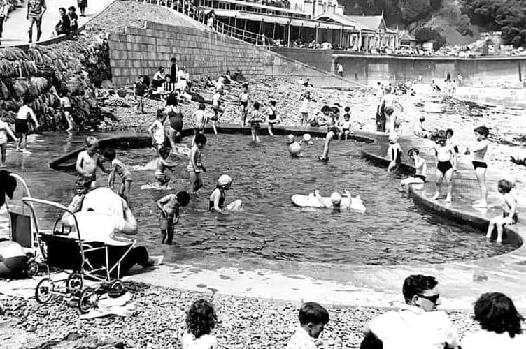 An old photo of Port Soderick