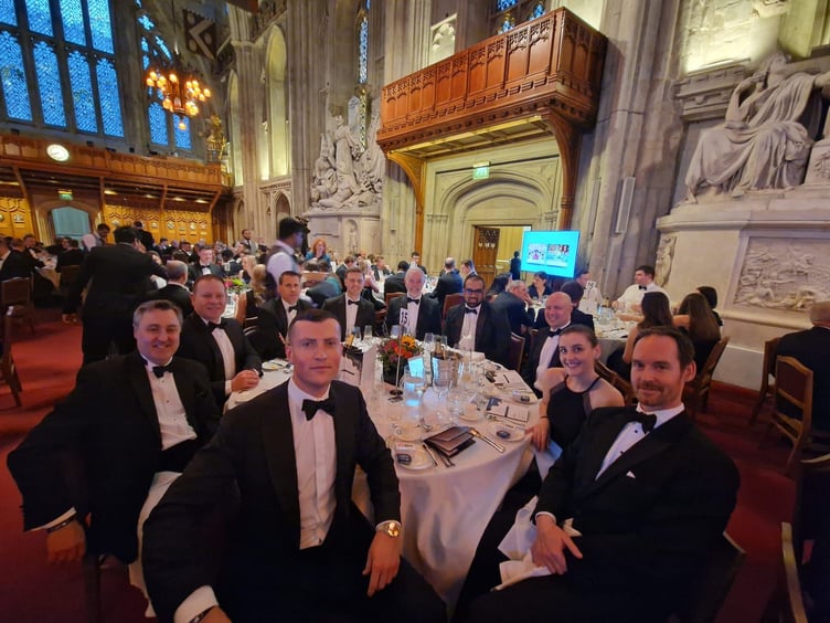 The Nedbank Private Wealth team attended the awards ceremony at the Guildhall