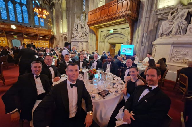 The Nedbank Private Wealth team attended the awards ceremony at the Guildhall