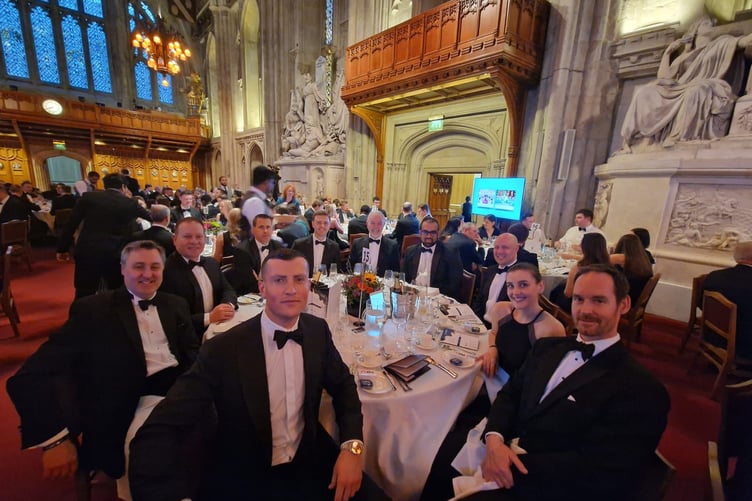 The Nedbank Private Wealth team attended the awards ceremony at the Guildhall