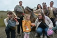 Hundreds flock to Rushen Abbey after dinosaurs take over