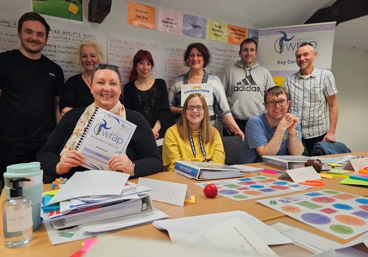 First group of Isle of Man/Manx Care trained Wellness and Recovery Action Plan (WRAP) facilitators
