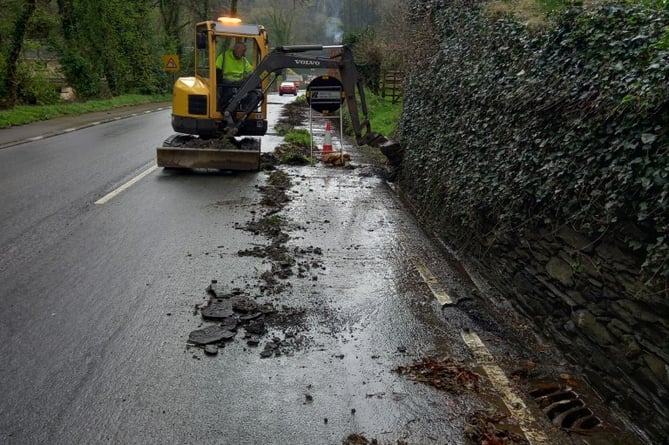 Roadside drainage cleared in the area