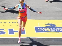 Christa produces superb run in Boston Marathon