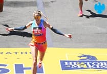 Christa produces superb run in Boston Marathon
