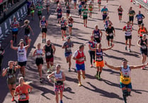 Locals off to this weekend's London Marathon