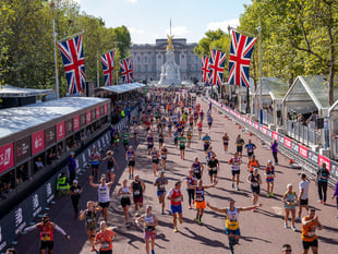 Locals off to this weekend's London Marathon