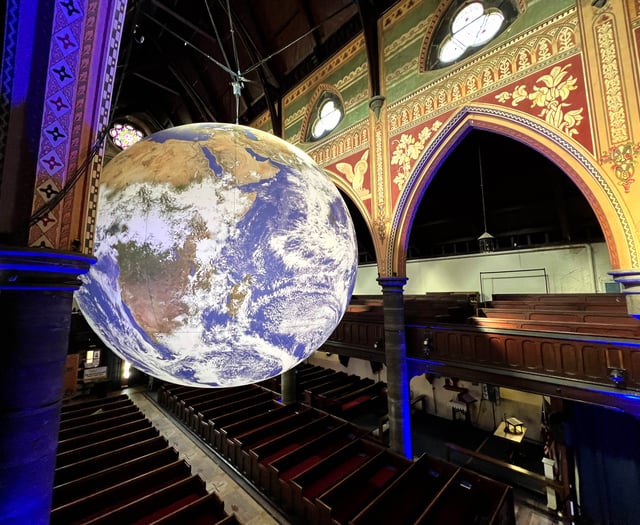 Giant Earth artwork at St Thomas' Church open to public on Saturday