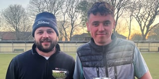 Kinley and Clague win Noble's men's pairs