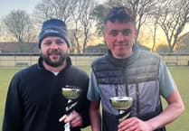 Kinley and Clague win Noble's men's pairs