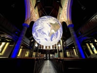 Giant Earth artwork at St Thomas' Church opens to public 