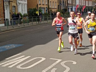 Atherton leads locals in London Marathon