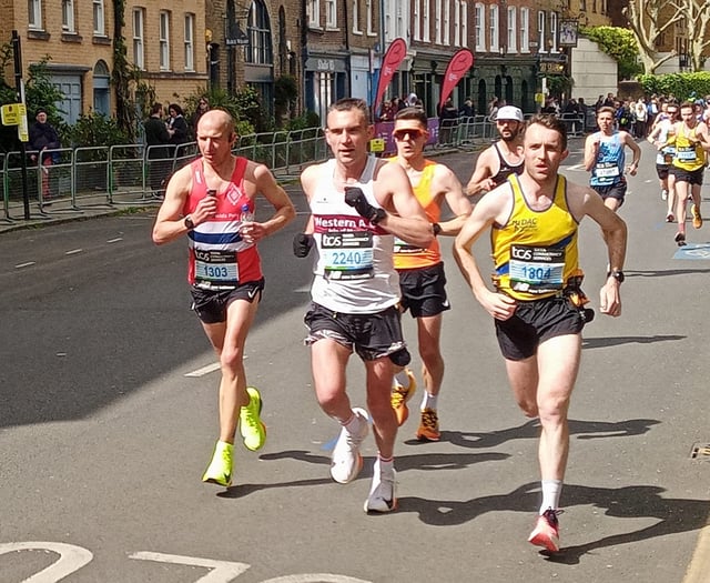 Atherton leads locals in London Marathon