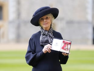 Isle of Man resident Diana Parkes receives CBE at Windsor Castle
