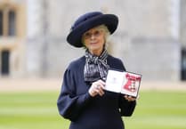 Isle of Man resident Diana Parkes receives CBE at Windsor Castle