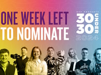 One week left to enter Gef's 30 Under 30 2024