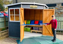School's touching tribute to 'cherished' late volunteer as new reading shed opens