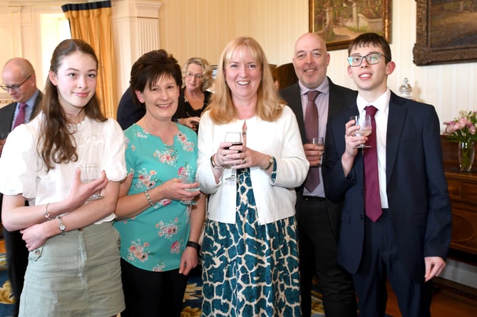A reception at Government House for Guy Thompson who was awarded an MBE in the New Year Honours List for 2024 for outstanding Services to the Scouts Association Isle of Man