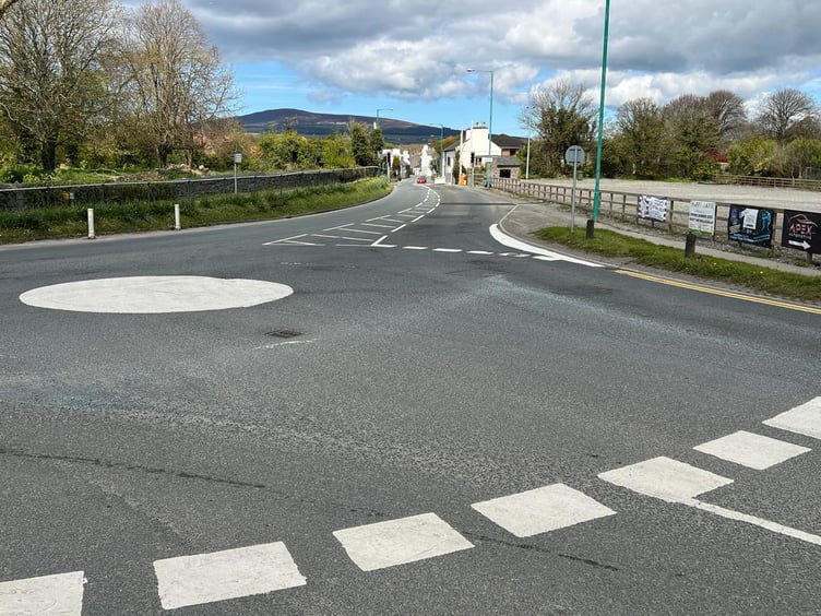 Part of the new road which opened last July