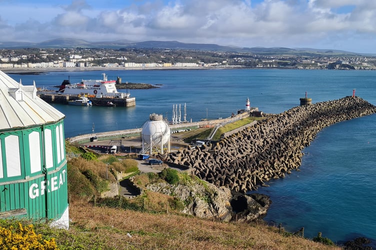 Picture from a walk up Douglas head by Lisa Young