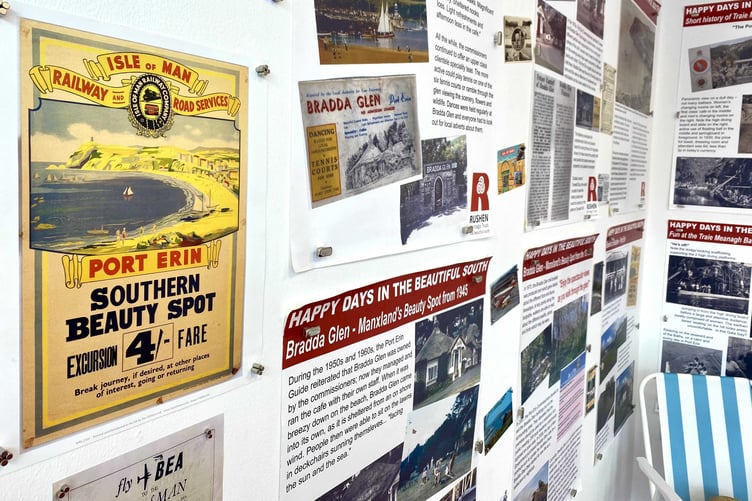 A view of the 'Summer Holidays in the South' exhibition