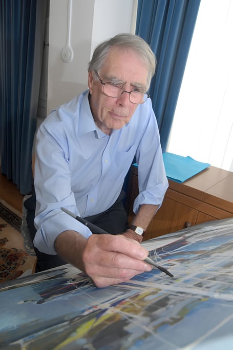 A bursary in memory of renowned Manx artist Norman Sayle (pictured) is available for students studying the arts