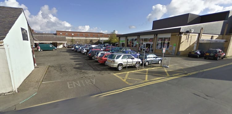 The Co-Op car park in Ramsey