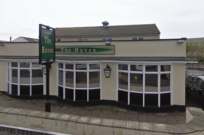 The incident happened at the Haven pub in Port Erin