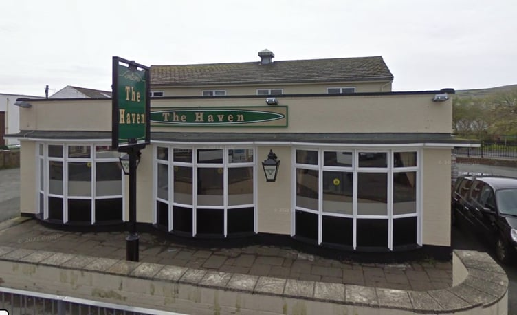 The incident happened at the Haven pub in Port Erin