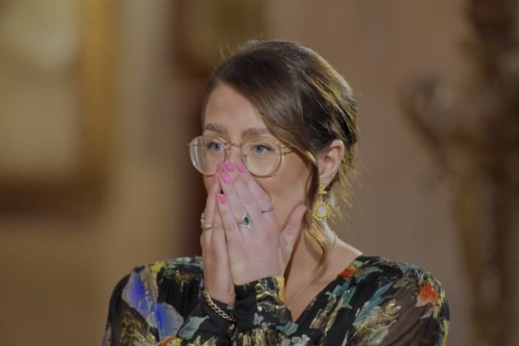 The moment Roisin learnt she had won BBC One's Interior Design Masters